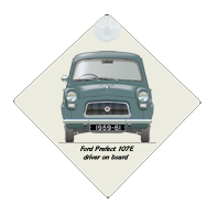 Ford Prefect 107E 1959-61 Car Window Hanging Sign